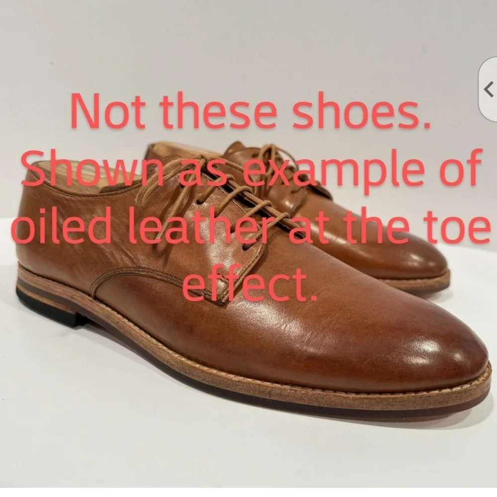 H by Hudson Brown Leather Flats Sz 38